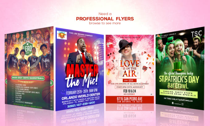 create a professional flyer in few hours