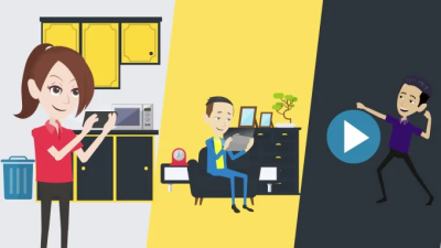  create 2d animated course videos or business explainer video